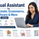 Procizo Virtual Assistant providing business support for real estate, ecommerce, healthcare, insurance, legal, and other industries.