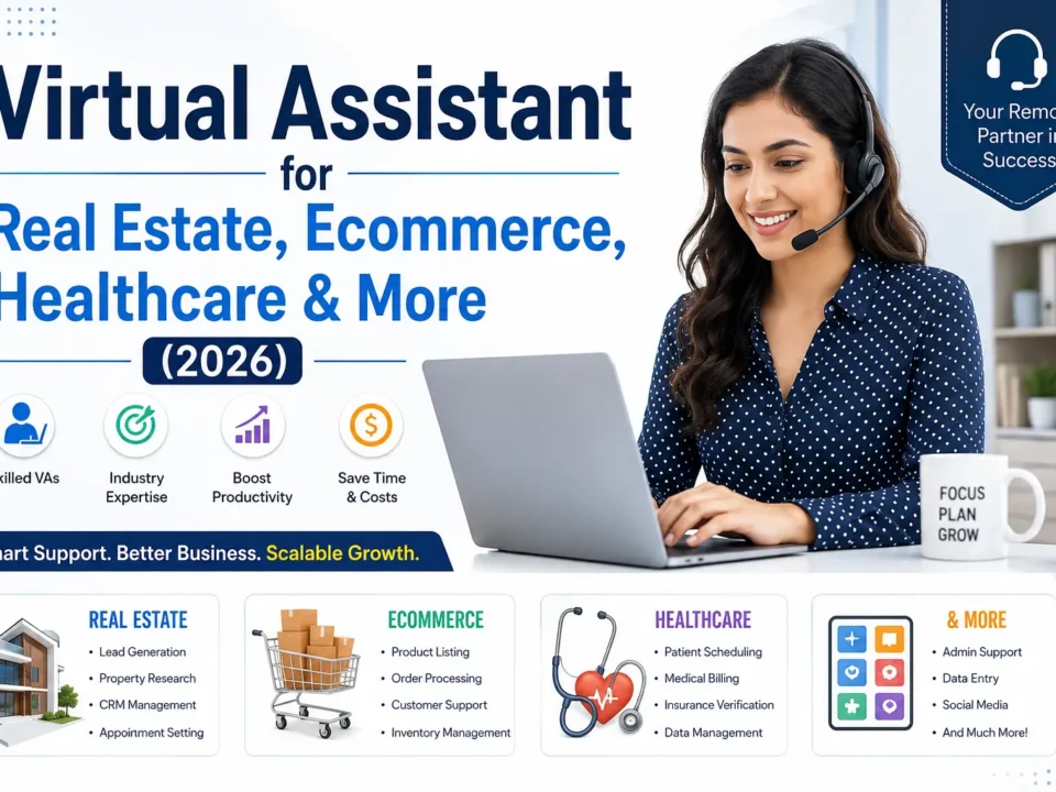 Procizo Virtual Assistant providing business support for real estate, ecommerce, healthcare, insurance, legal, and other industries.